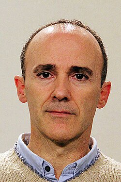 Josu Juaristi, cabeza de lista de la coalición Los Pueblos Deciden en 2014.
