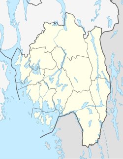 Halden ubicada en Østfold