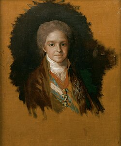 Boceto de Goya del infante Carlos