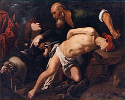 El sacrificio de Isaac, óleo sobre lienzo conservado en el Museo de Bellas Artes de Bilbao.