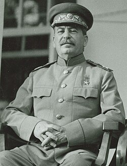 Retrato fotográfico de Iósif Stalin.