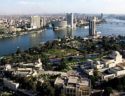 El río Nilo a su paso por El Cairo