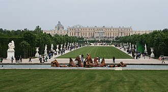 Vista del Palacio de Versalles