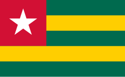 Emblema y datos de la participación de Togo en Londres 2012