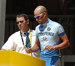 Stefan Schumacher en una carrera