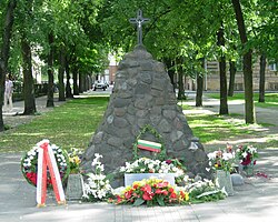 Monumento a las víctimas del KGB