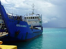 Transbordador Fotu o Samoa II operando entre Upolu y Savai'i