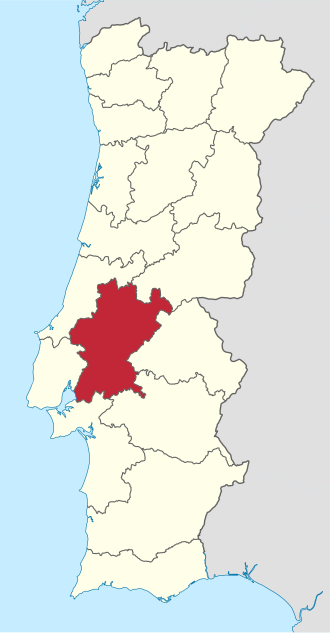 Representación cartográfica y administrativa del Distrito de Santarém