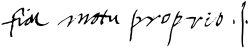 Firma manuscrita histórica de Pío IV