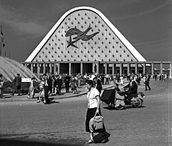 Vista general y plano de la Exposición General de primera categoría de Bruselas (1958)