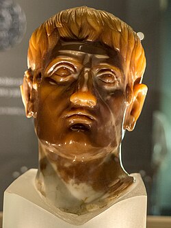 Busto de Augusto encontrado en Tarazona