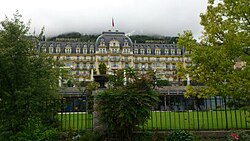 Edificio histórico del Montreux Palace