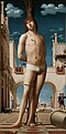 Representación de San Sebastián por Antonello da Messina