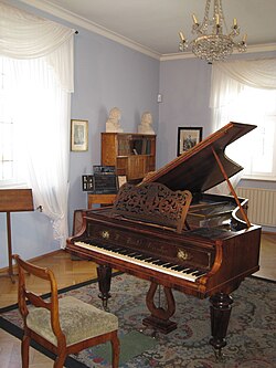 Sala de Música de Robert Schumann en el Museo de Zwickau