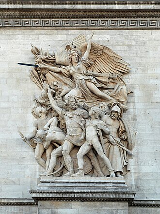 Escultura La Partida de los voluntarios de 1792