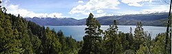 Vista general del lago Futalaufquen