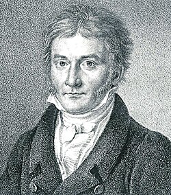 Retrato de Gauss publicado en Astronomische Nachrichten