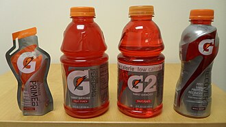 Gatorade, una de las bebidas deportivas más conocidas y consumidas.