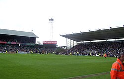Estadio Home Park, sede del Plymouth Argyle