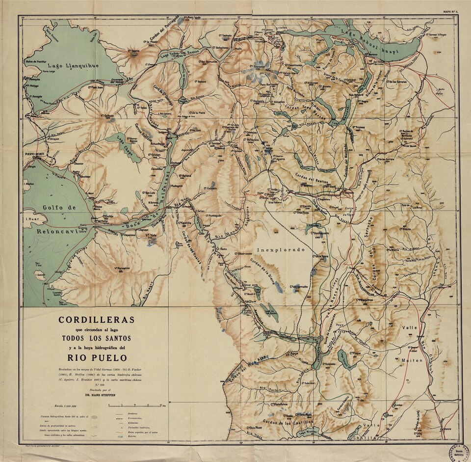 Mapa histórico de Hans Steffen