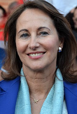 Ségolène Royal durante un acto público