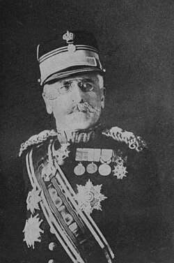 Retrato formal de Panagiotis Danglis en su madurez