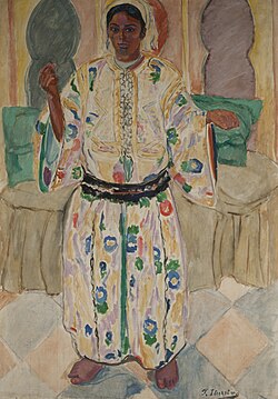 Obra Mujer mora de Francisco Iturrino
