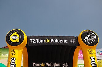 Fotografía relacionada con el desarrollo histórico y las competiciones ciclistas del Tour de Polonia.