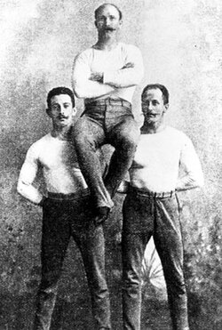 Gimnastas alemanes en Atenas 1896