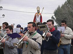 Procesión de San Blas en Moral de Calatrava
