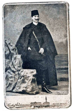 Kemal el día de su graduación de la Academia de Guerra en 1905.