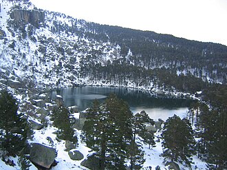 Vista general de la Laguna Negra de Urbión