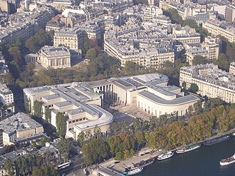 Vista del Palais de Tokyo en París