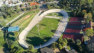 Vista general del Velódromo Municipal de Montevideo
