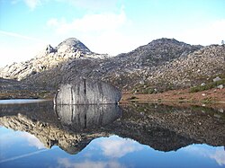 Laguna y entorno húmedo en Peneda-Gerês