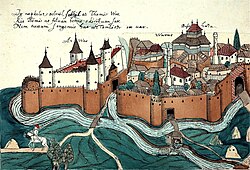 Ciudadela de Timișoara en 1602