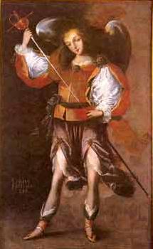 Representación clásica del arcángel Azrael fechada alrededor del año 1650