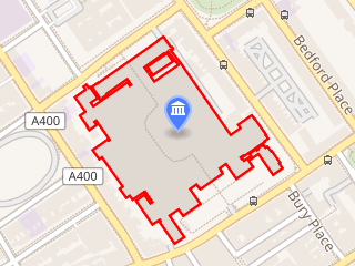 Mapa detallado del entorno urbano