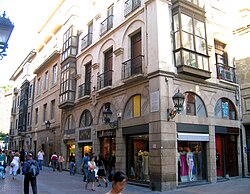 Casa natal de Aguirre situada en el Casco Viejo de Bilbao