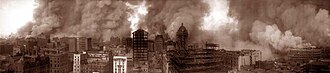 Incendios tras el terremoto de 1906