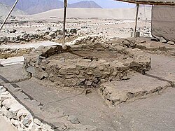 Altar del Fuego Sagrado en la Ciudad Sagrada de Caral