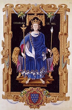 Iluminación medieval de Carlos IV conservada en la Biblioteca Nacional de Francia