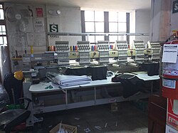 Máquina textil en Lima, Perú
