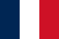 Bandera de Francia establecida en periodos definitivos