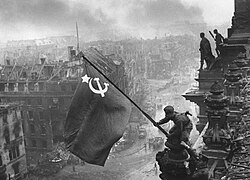 Bandera soviética sobre el Reichstag