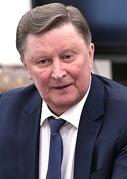 Retrato oficial de Serguéi Ivanov