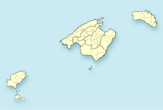 Ubicación de Formentera en las Islas Baleares