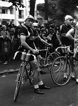Jef Demuysere durante el Tour de Francia de 1932