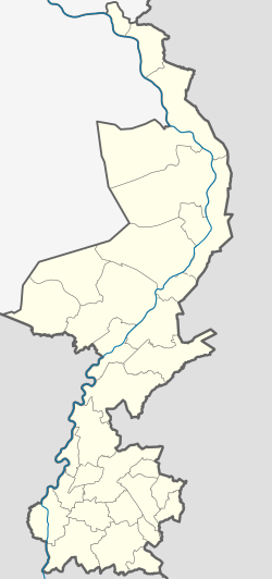 Mapa de ubicación de Venlo en la provincia de Limburgo