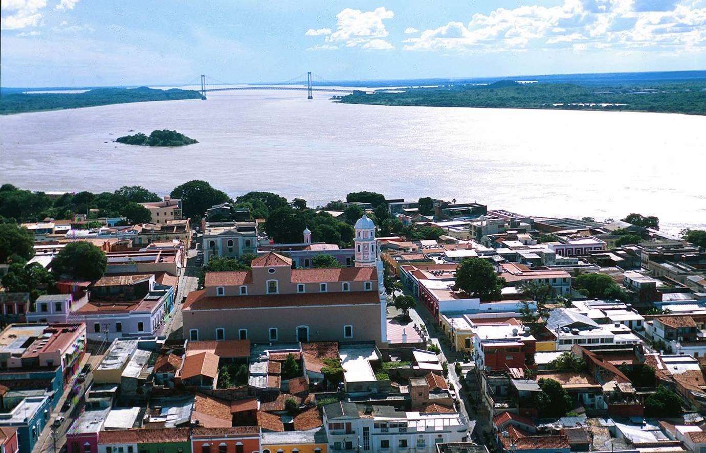 Vista general del paisaje del río Orinoco